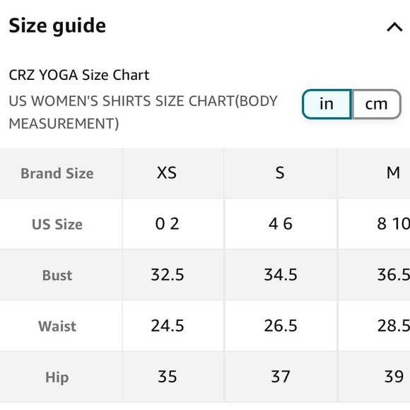 (A8) CRZ YOGA Butterluxe Womens V-Neck Workout Tank Top, Built in Bra, XS, NWT - Picture 4 of 7